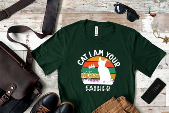 CAT I AM YOUR FATHER SVG: Graphics & T-Shirt Designs