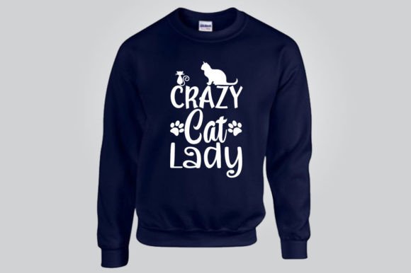 CRAZY CAT LADY, SVG, VECTOR, for Embroidery Projects