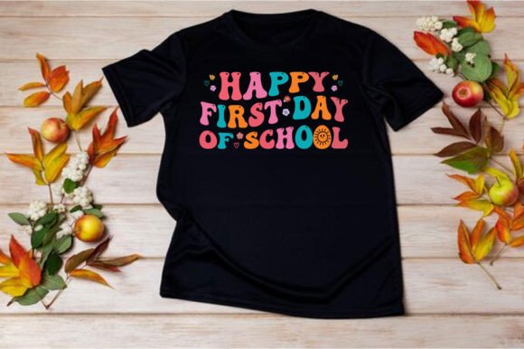 HAPPY FIRST DAY of SCHOOL SVG Graphics