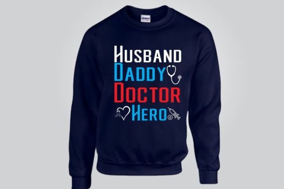 HUSBAND DADDY DOCTOR HERO, SVG