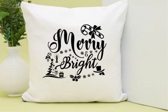 MERRY and BRIGHT SVG: Graphics & T-Shirt Design Review