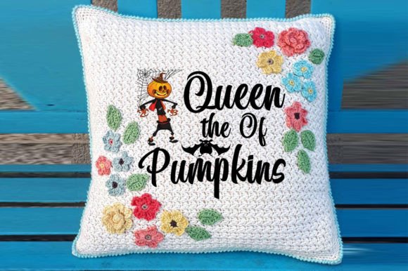 QUEEN of the PUMPKINS SVG: Graphics for T-Shirt Designs & Handmade Goods