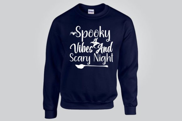 SPOOKY VIBES and SCARY NIGHT, SVG: T-Shirt Graphics Review